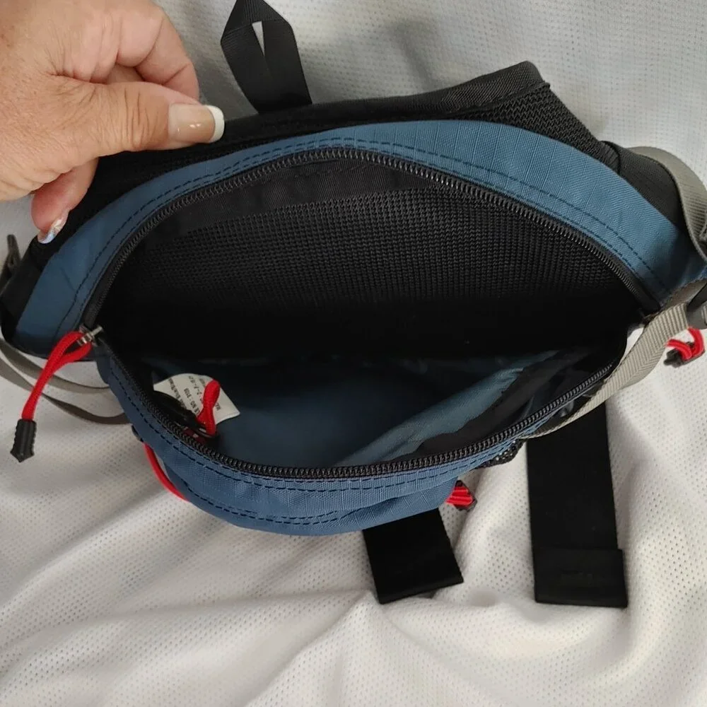Ultimate Fanny Pack Travel Waist Pouch Bag Red Black Gray Zip Adjustable Waist